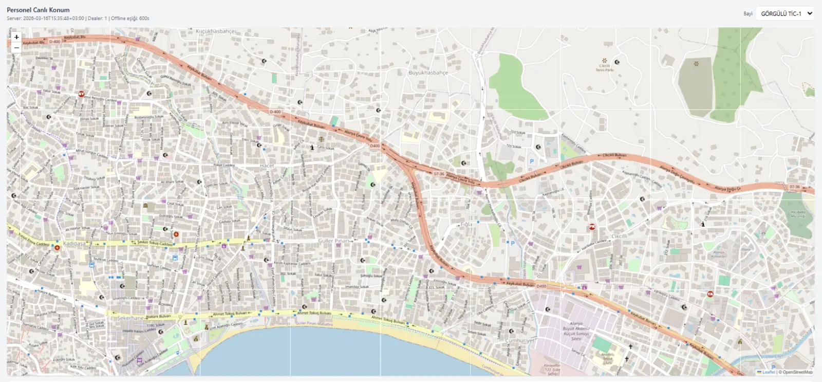 IBTEKNO ERP sipariş yoğunluğu ve operasyon görünürlüğü haritası